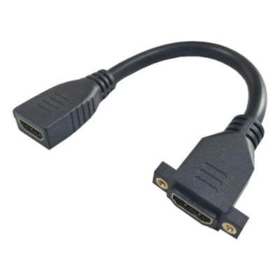 HDMI Female to Female Panel Mount Pigtail